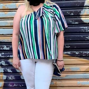 One shoulder Nordstrom blouse